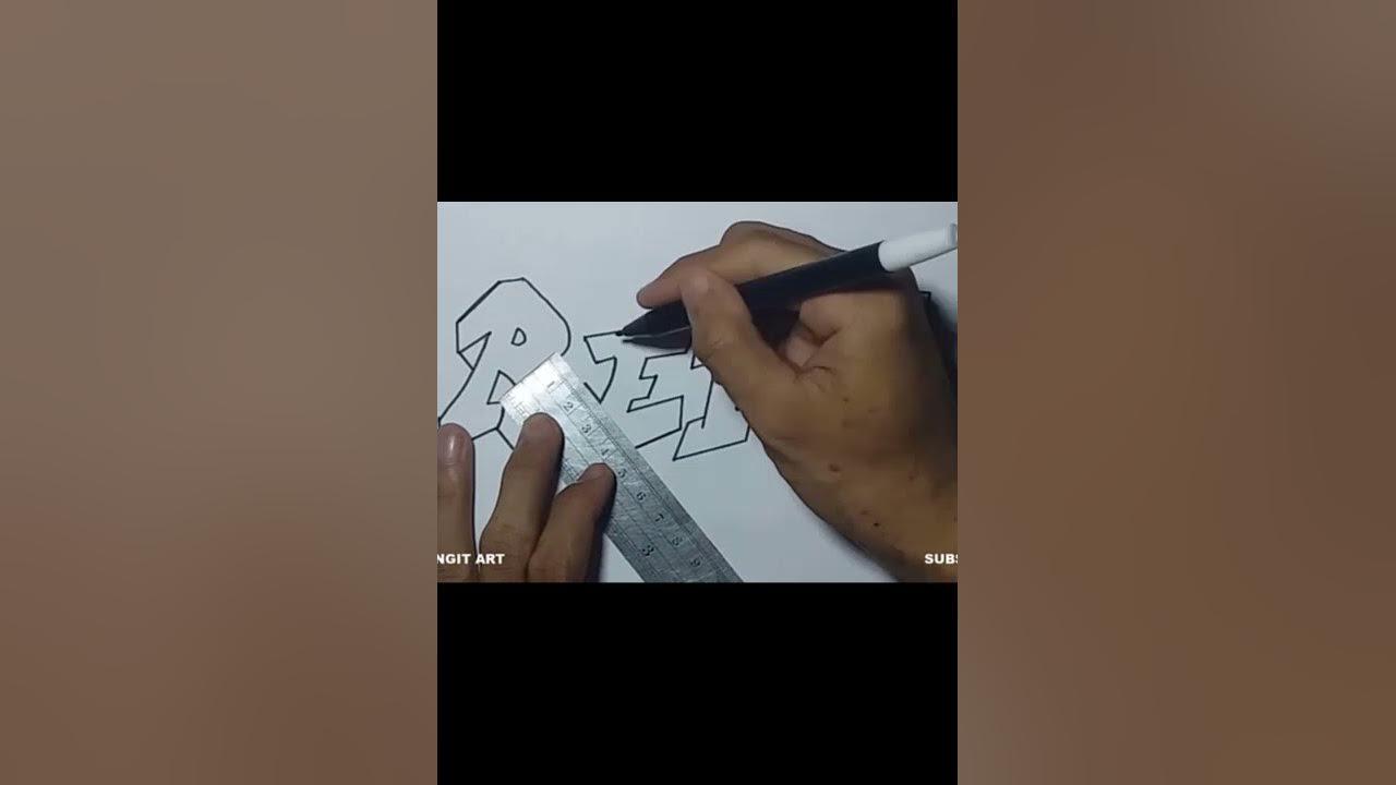 Drawing Grafity Name REIN (#Shorts) thumbnail