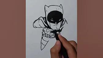 Menggambar Chibi Batman Superhiro thumbnail