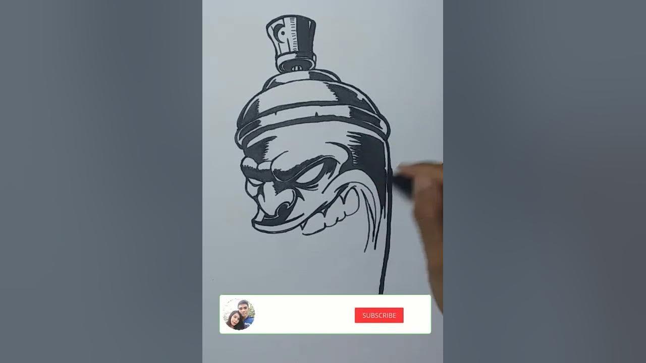 Drawing Grafity Karakter Spray (#Shorts) thumbnail