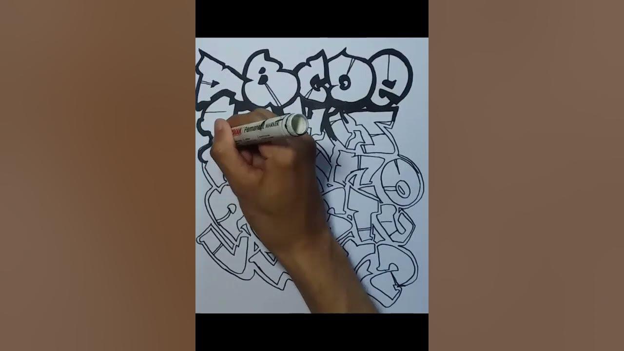 Drawing Grafity Alfabet (#Shorts) thumbnail