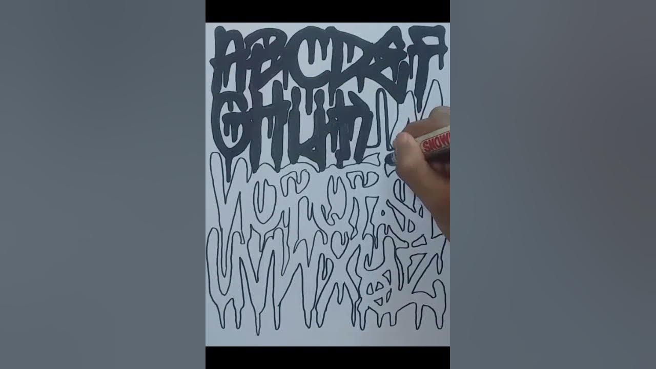 Drawing Grafity Alfabet Horor (#Shorts) thumbnail