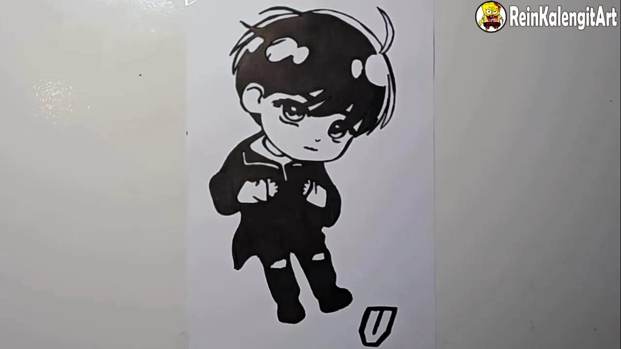 MENGGAMBAR BTS CHIBI V thumbnail