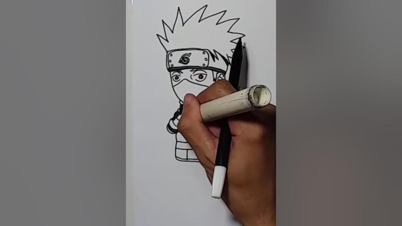 Drawing hatake kakashi chibi thumbnail