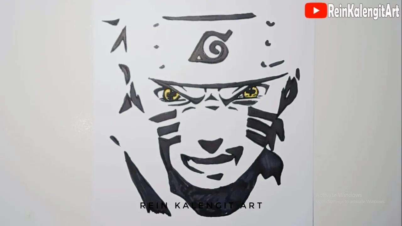 MENGGAMBAR NARUTO MODE SIMPEL DAN KEREN thumbnail