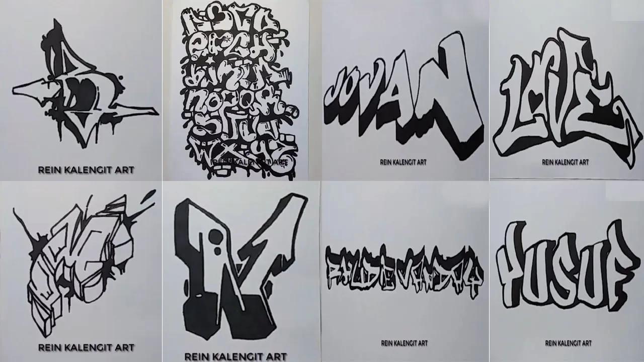 KOLEKSI GAMBAR GRAFITY NAMA DAN ALFABET PART 6 thumbnail