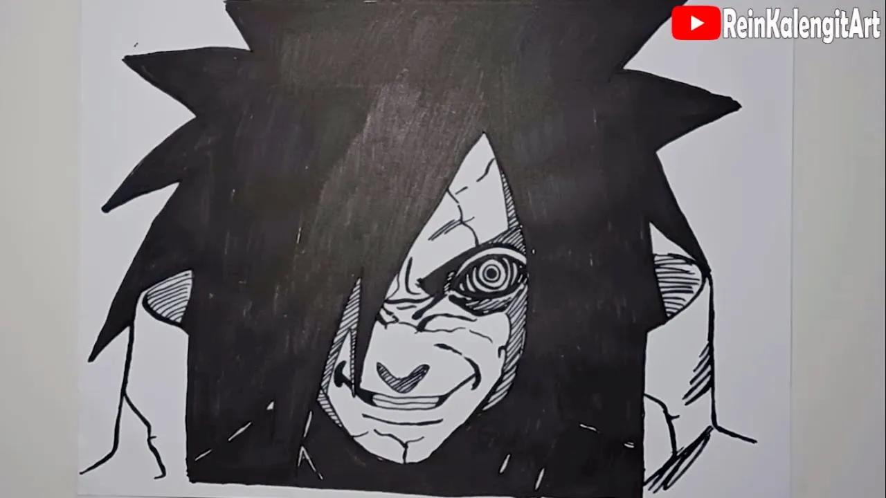 MENGGAMBAR UCHIHA MADARA YANG HIDUP KEMBALI thumbnail