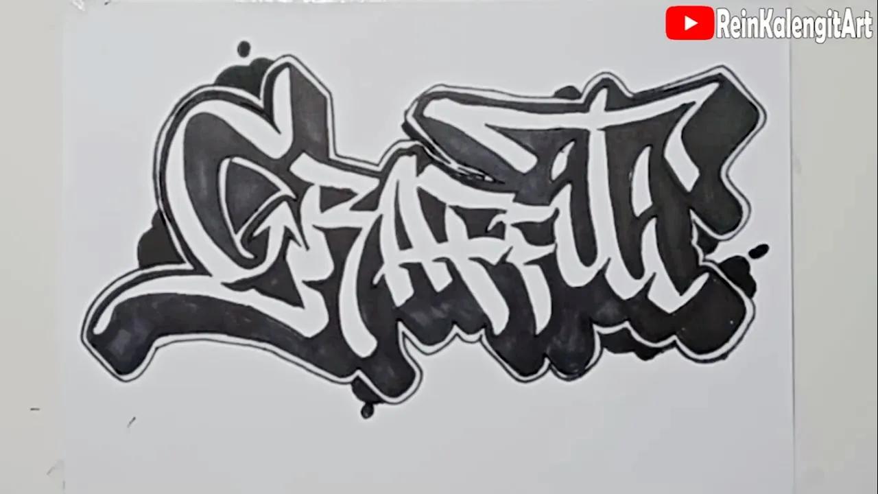 MENGGAMBAR GRAFITY TEXT STYLE "GRAFITY" thumbnail