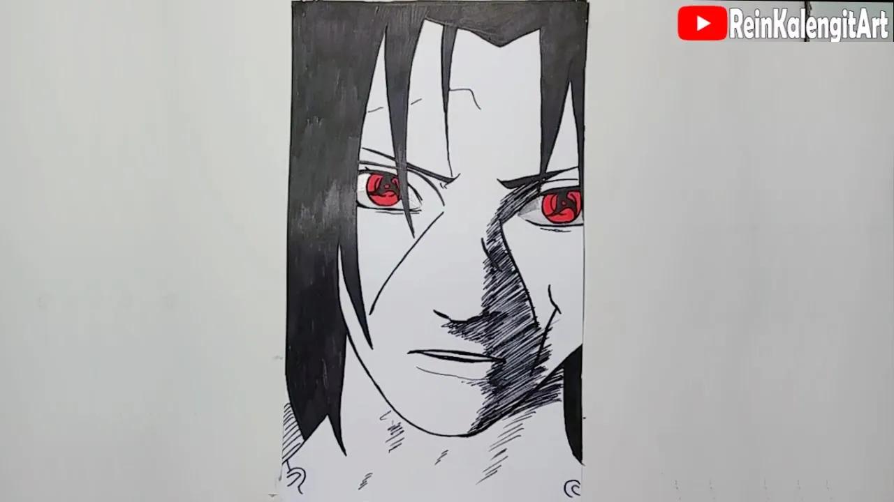 Menggambar UCHIHA ITACHI Mangekyou Sharingan thumbnail