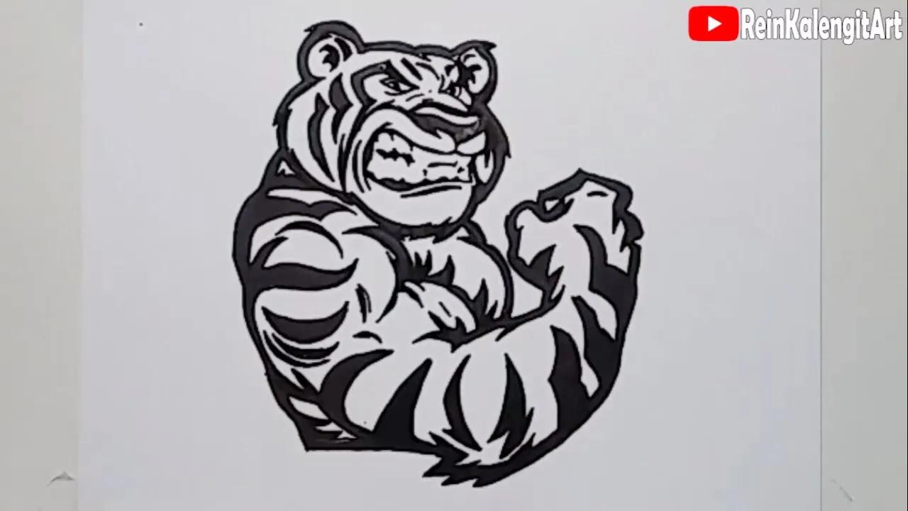 Menggambar Grafity Vector Karakter Tiger #84 thumbnail