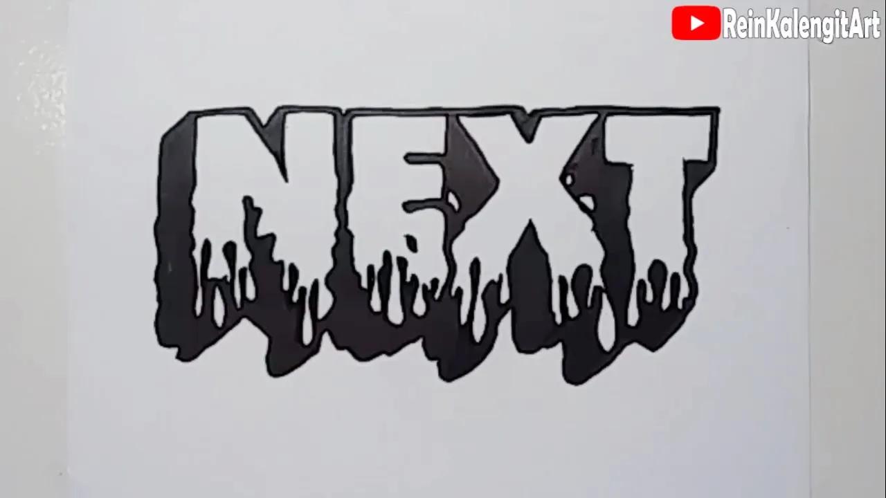 Menggambar Grafity Text NEXT Simpel thumbnail