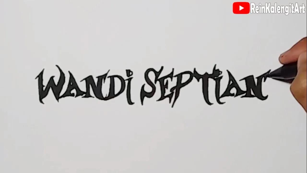 Menggambar Grafity Nama WANDI SEPTIAN riques thumbnail