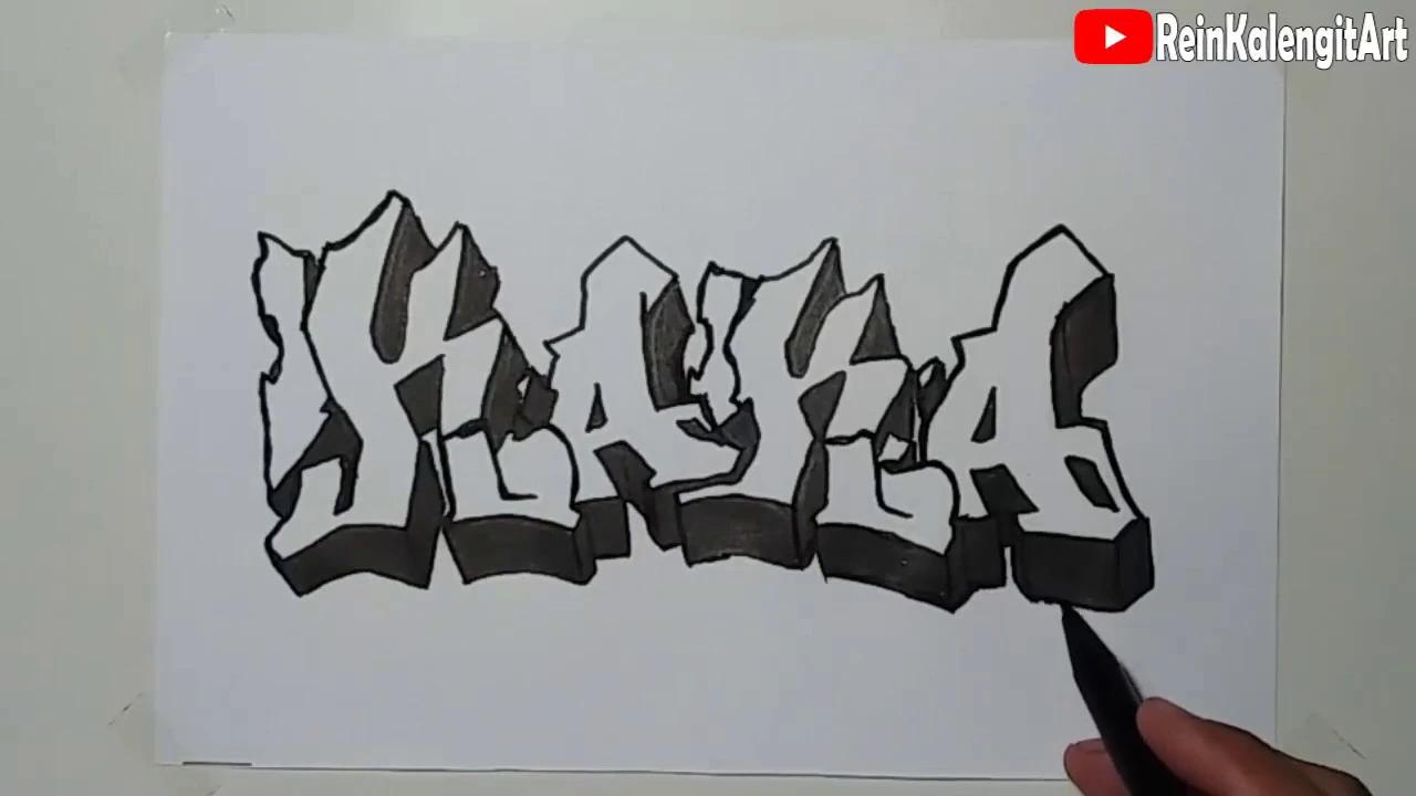 Menggambar Grafity Nama KAKA ( riquew ) thumbnail