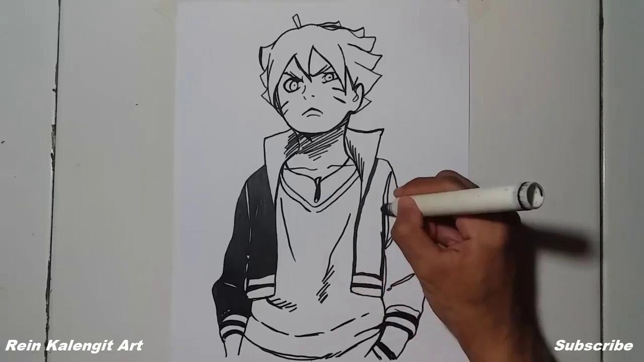 MENGGAMBAR UZUMAKI BORUTO DENGAN MUDAH thumbnail