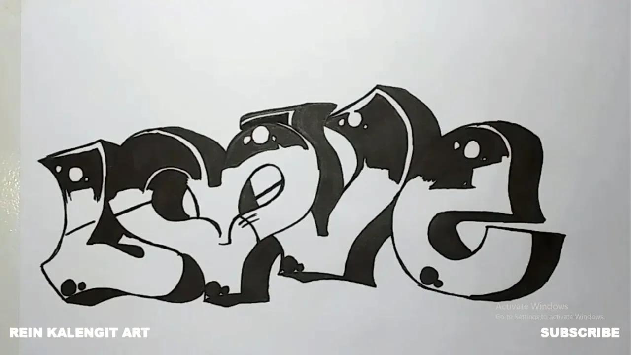 MENGGAMBAR GRAFITY LOVE SIMPEL thumbnail