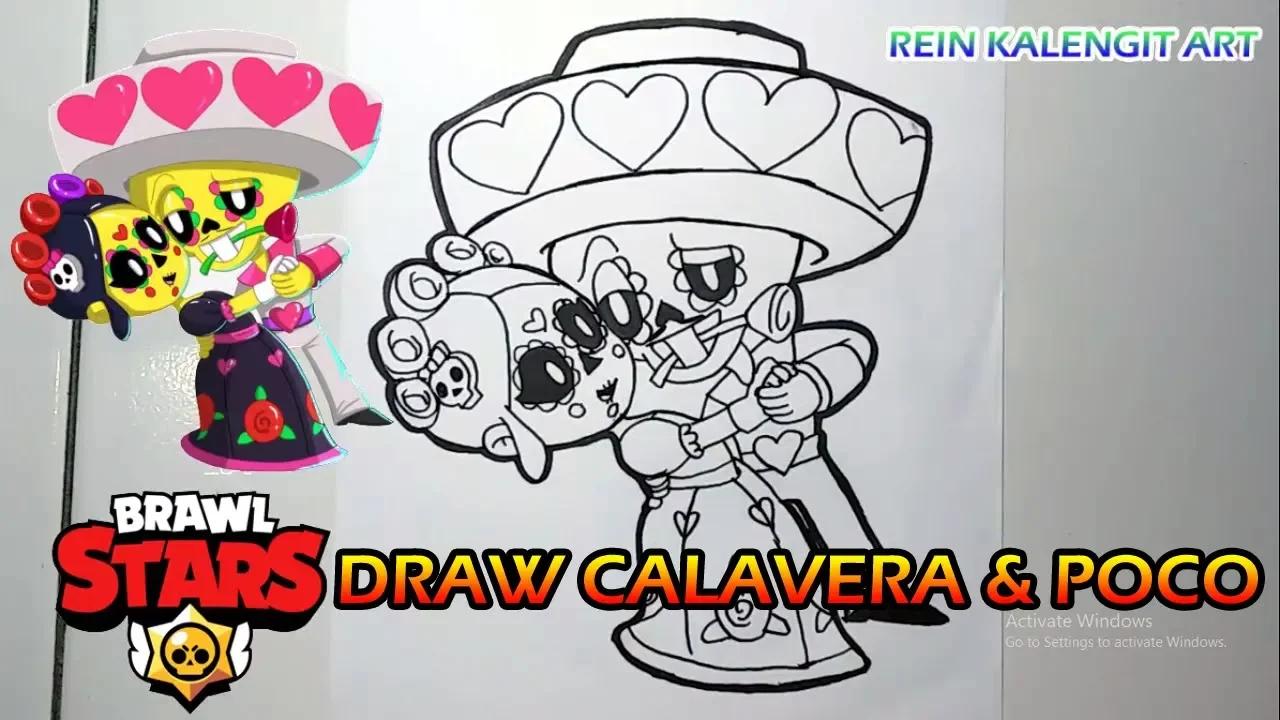 Menggambar CALAVERA & POCO | Brawl Stars thumbnail