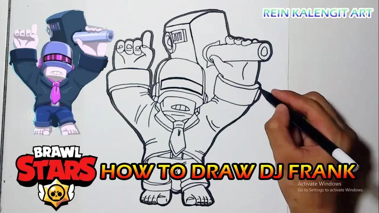 Menggambar DJ FRANK | Brawl Stars thumbnail