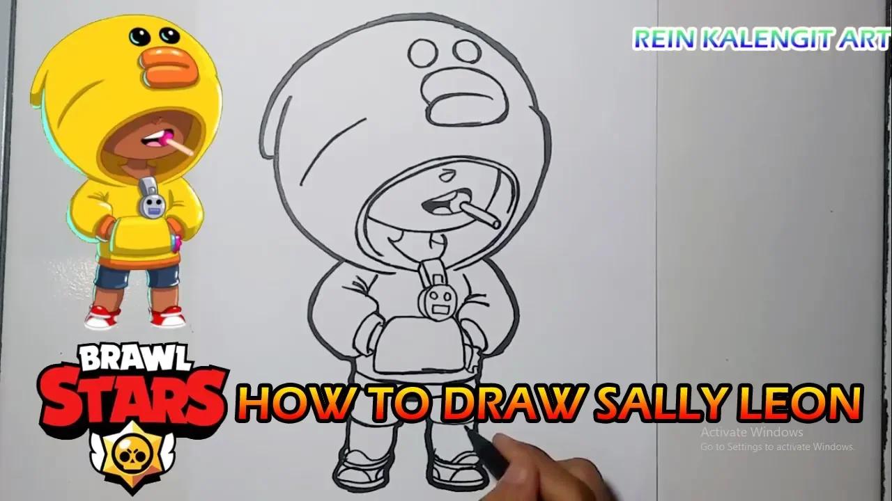 Menggambar SALLY LEON | Brawl Stars thumbnail