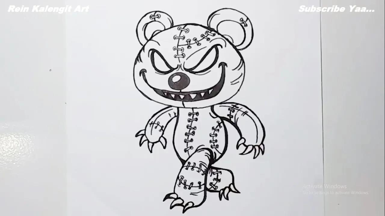 Menggambar Grafity Evil Bear Keren #16 thumbnail