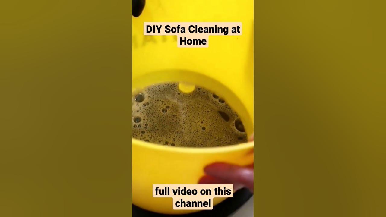 DIY Sofa Cleaning at Home | full video on this channel | #shorts thumbnail