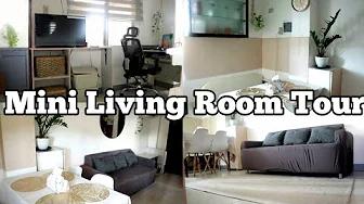 16 sqm Living Room Tour (w/ dining and workplace | Philippines | Home & DIY PH thumbnail