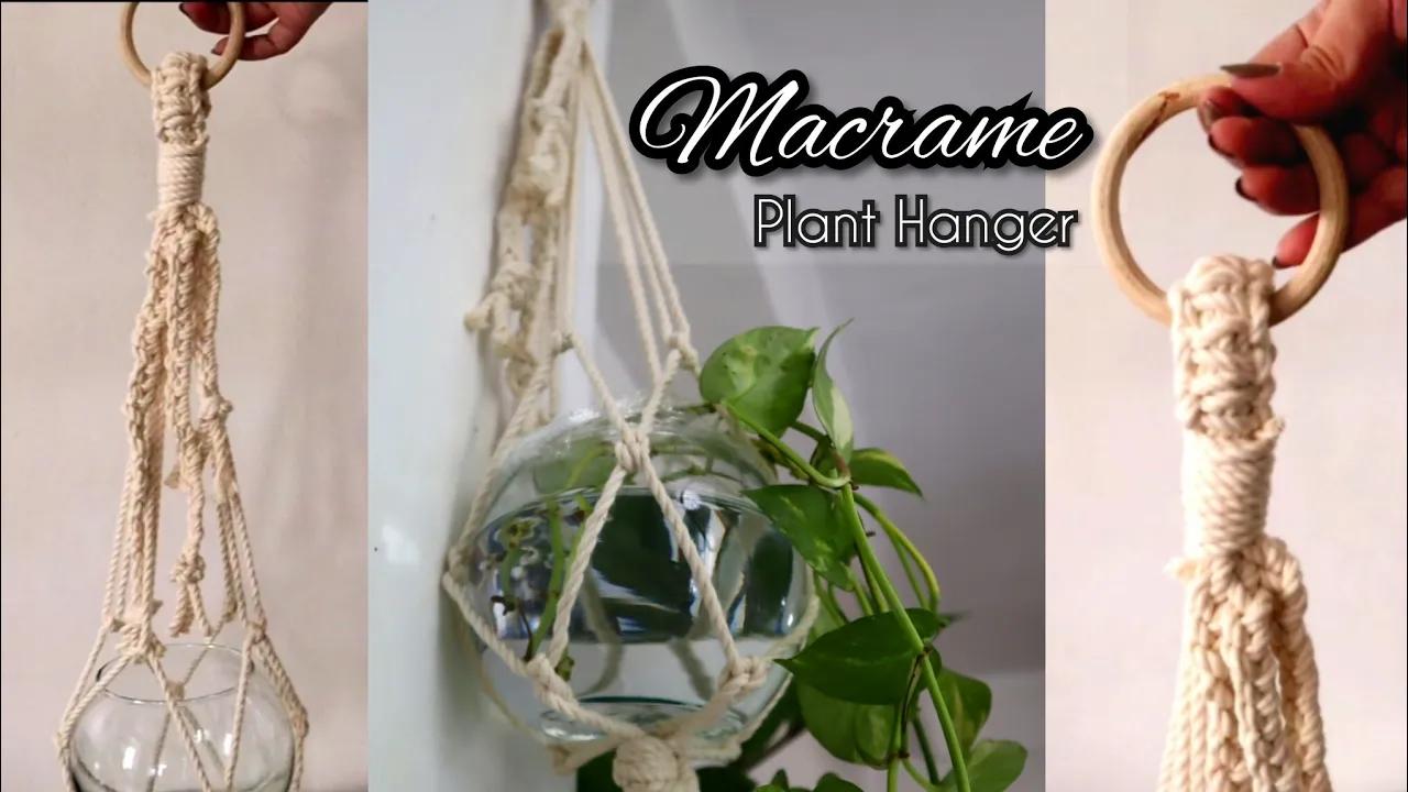 DIY MACRAME Plant Hanger (easy steps) | Home & DIY PH thumbnail