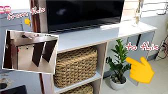 TV Rack Makeover | TV Stand Makeover | Home & DIY PH thumbnail