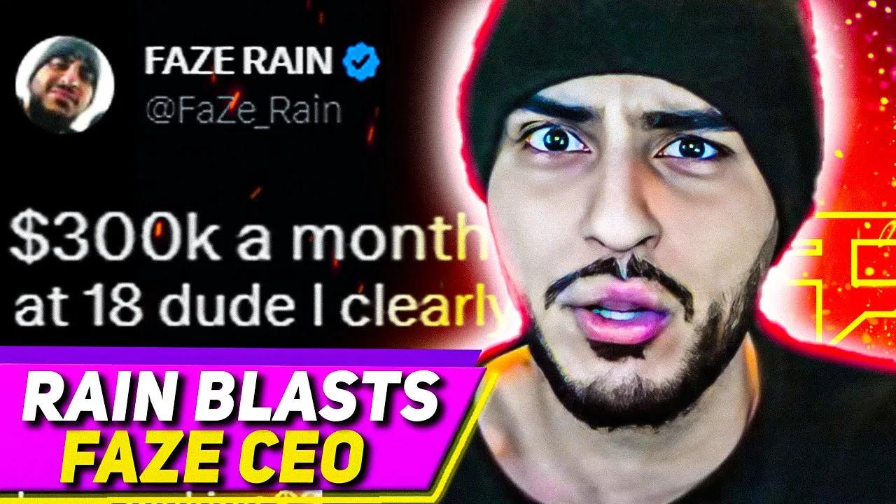 FaZe Rain CALLS OUT CEO, $4 Million at 18 Years Old thumbnail