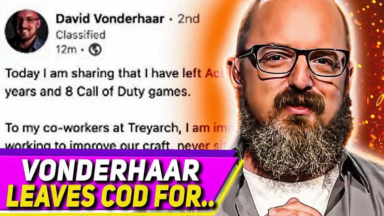 Vonderhaar LEAVES CoD For Halo? XDefiant? "UNDISCLOSED PROJECT" thumbnail