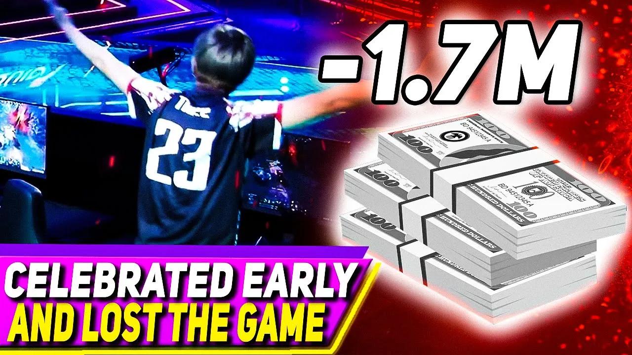 Player Celebrates TOO EARLY and Loses $1.7 Million Game thumbnail