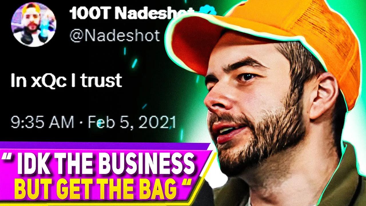 Nadeshot on xQc $100 Million Deal "there's not a real business there" thumbnail