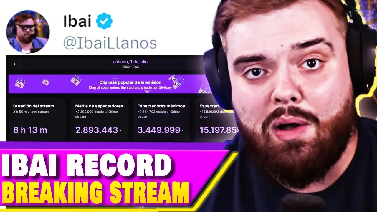 IBAI BREAKS TWITCH RECORD 3.4 MILLION VIEWERS thumbnail