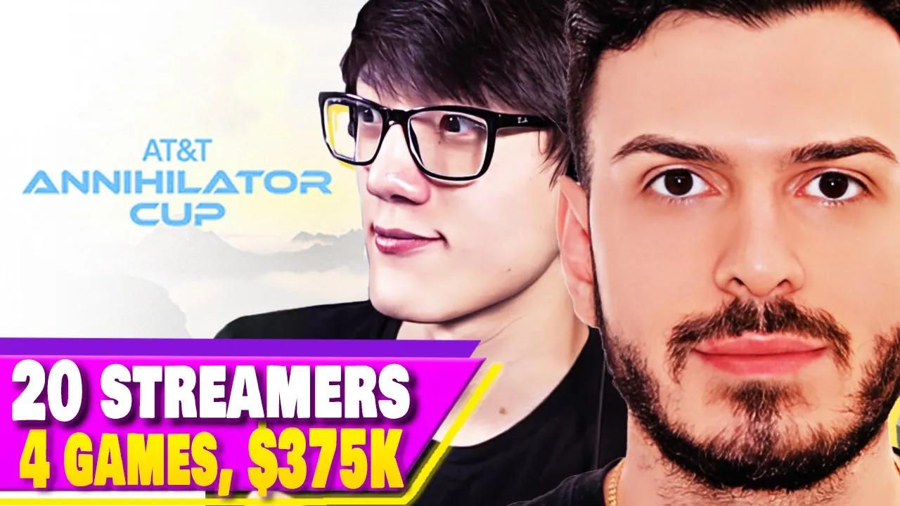 20 Streamers Compete for $375,000 in 4 Games, Who Wins? thumbnail