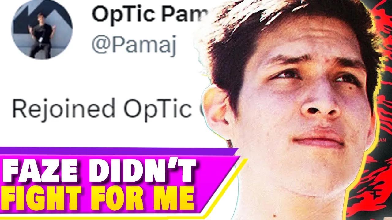 Pamaj Speaks on FaZe Clan "they didn't even fight for me" thumbnail