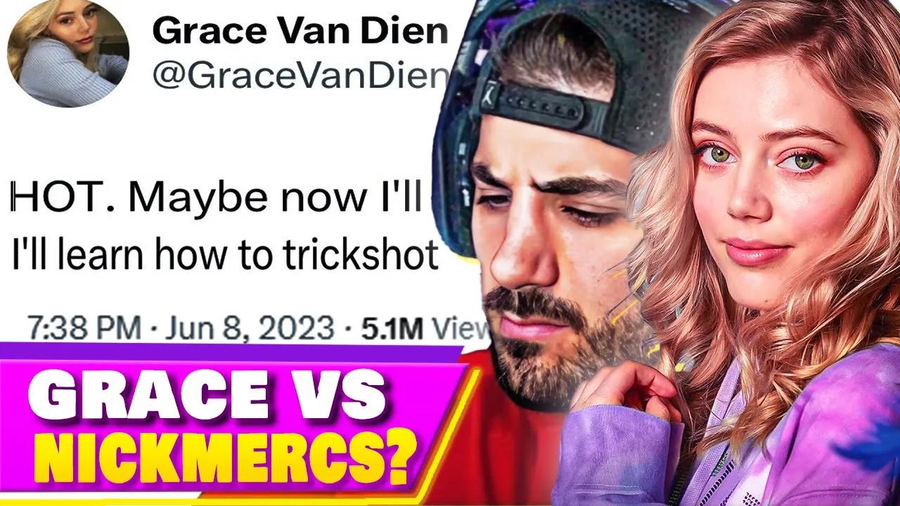 Grace Van Dien on Nickmercs Skin Removed in CoD thumbnail