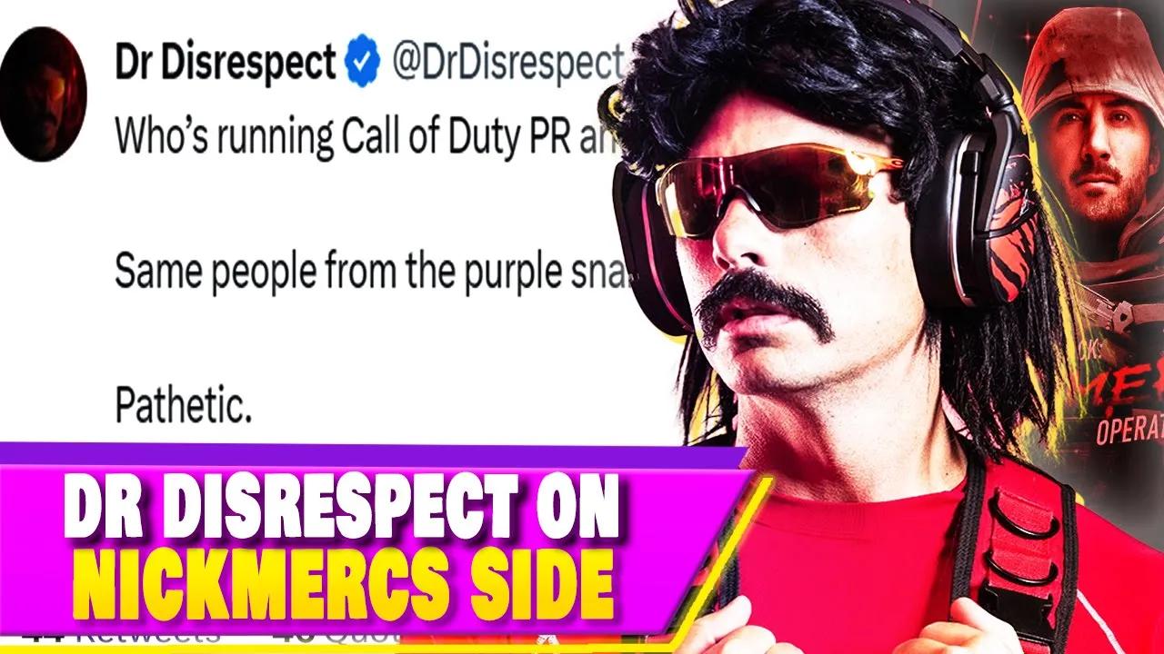 Dr Disrespect QUITS Call of Duty for Nickmercs thumbnail