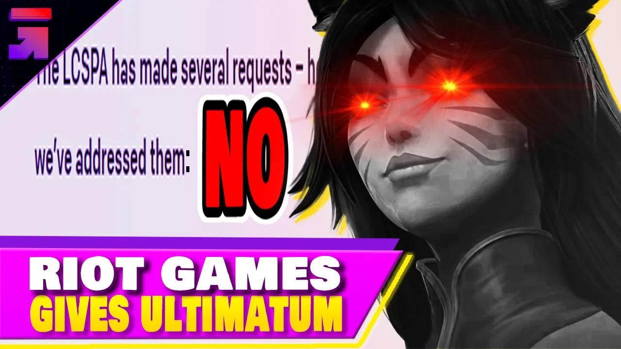 This Could Kill NA League of Legends (Riot Games Ultimatum) thumbnail