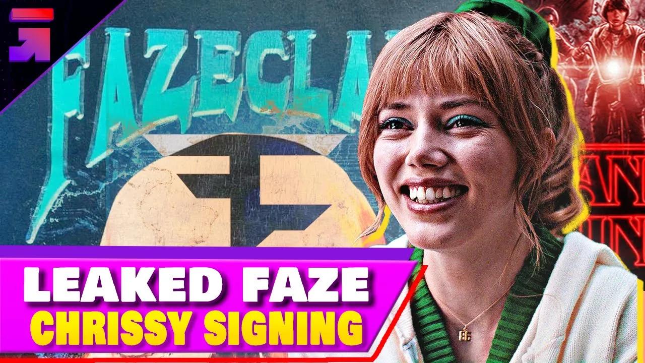 FaZe Rain LEAKS FaZe Clan Signing Grace Van Dien (Stranger Things) thumbnail