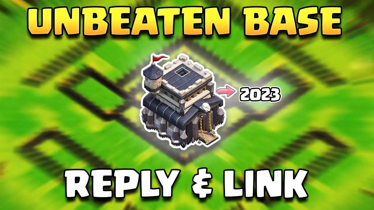 Town Hall 9 Unbeatable Trophy Base 2023 | The Ultimate HYBRID Base With Reply & Link | (COC) thumbnail