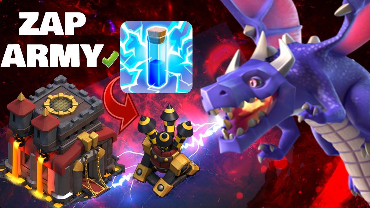 Town Hall 10 ZAP DRAGON ARMY 2021 | Best Army for War/Farming/Pushing | Shahzex | (COC) thumbnail