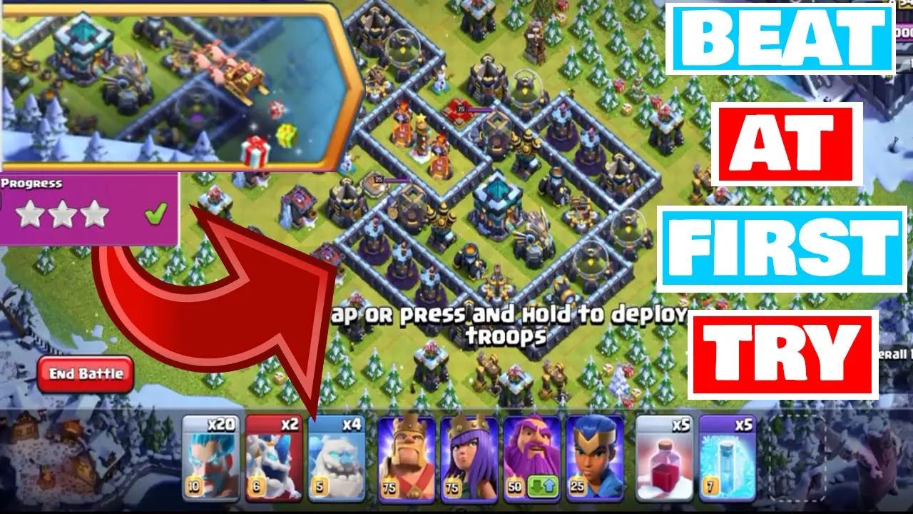 3 STAR the Epic Winter Challenge in the FIRST TRY ! Shahzex | Clash of Clans (COC) thumbnail