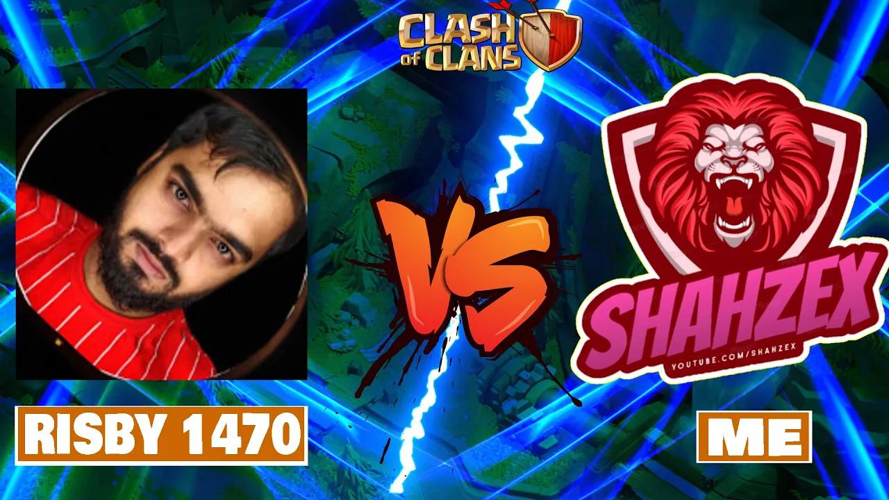 Collaboration with a BANGLADESHI Youtuber | Risby 1470 VS. Shahzex | Clash of Clans (COC) thumbnail