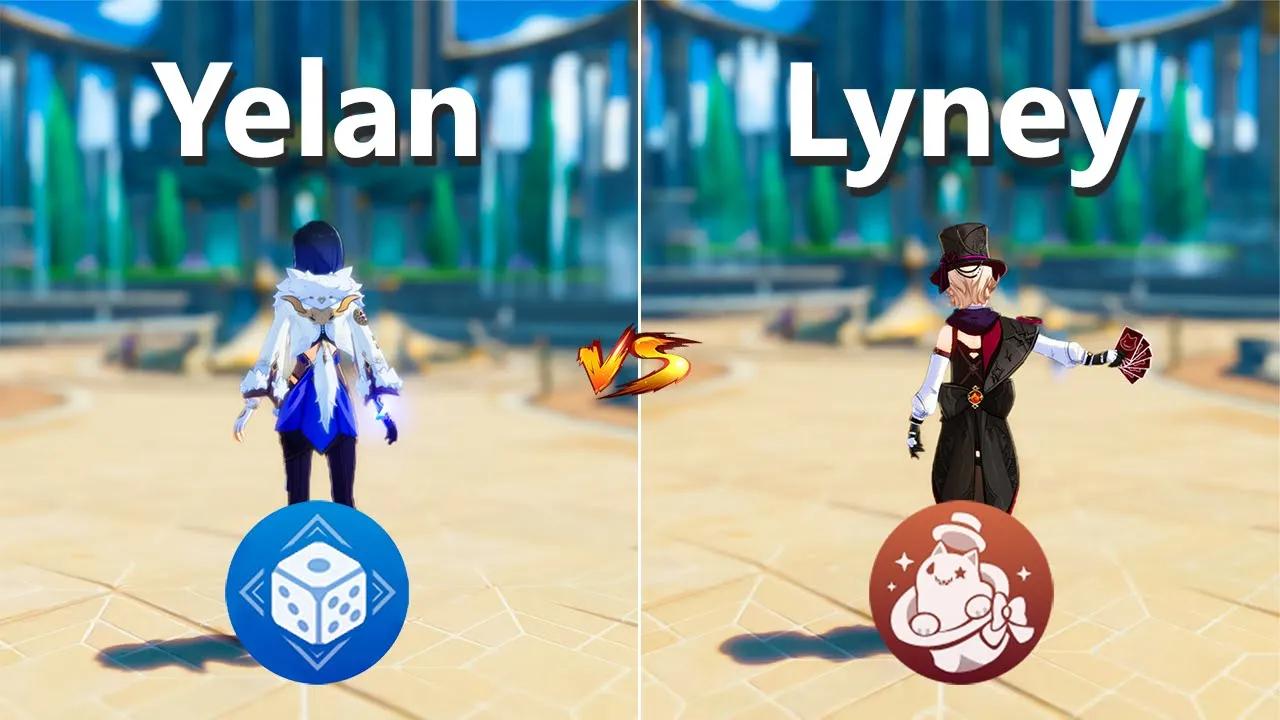 Lyney vs Yelan !! who is the best ?? Genshin Impact !! thumbnail