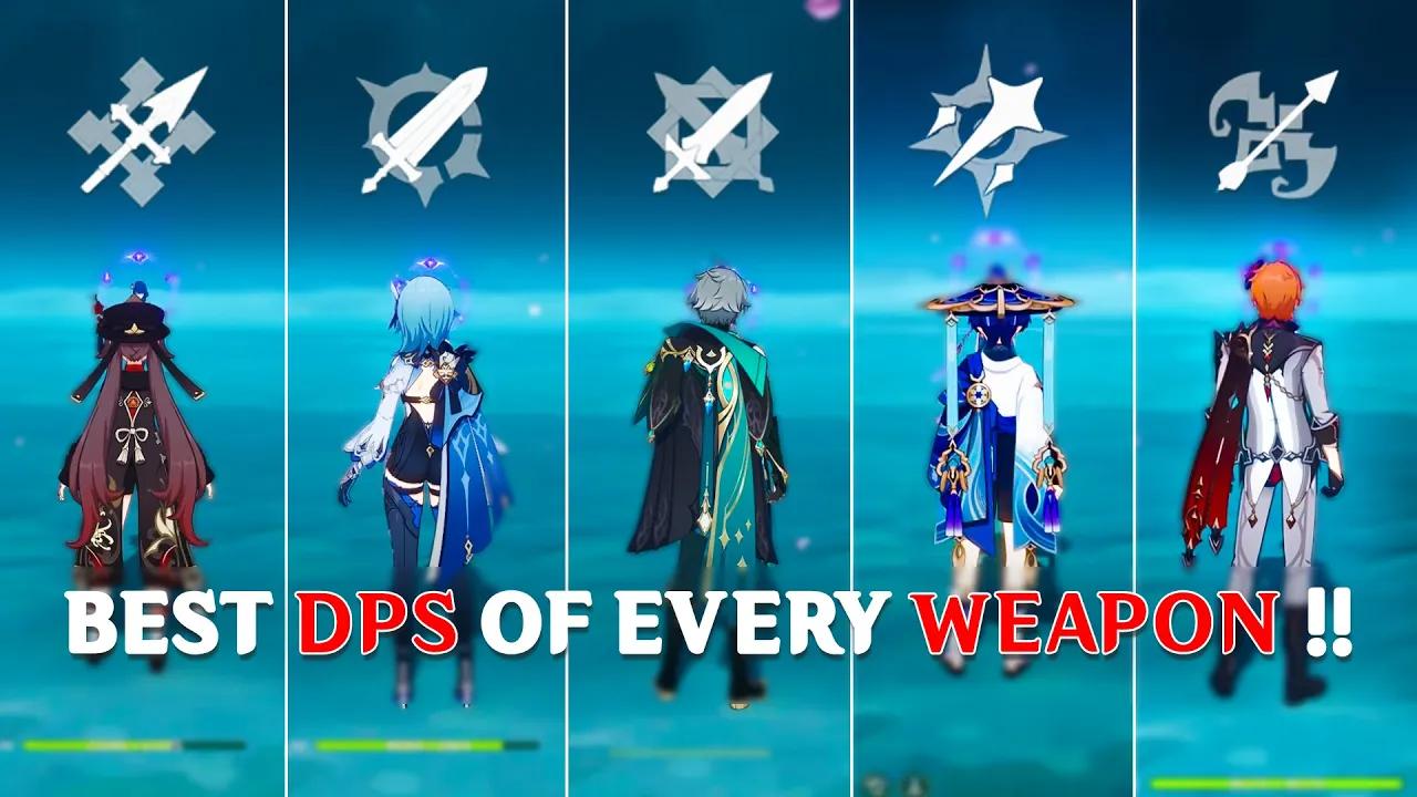 Best C0 DPS of Every Weapon Type !! Best C0 DPS Showcase [ Genshin Impact ] thumbnail