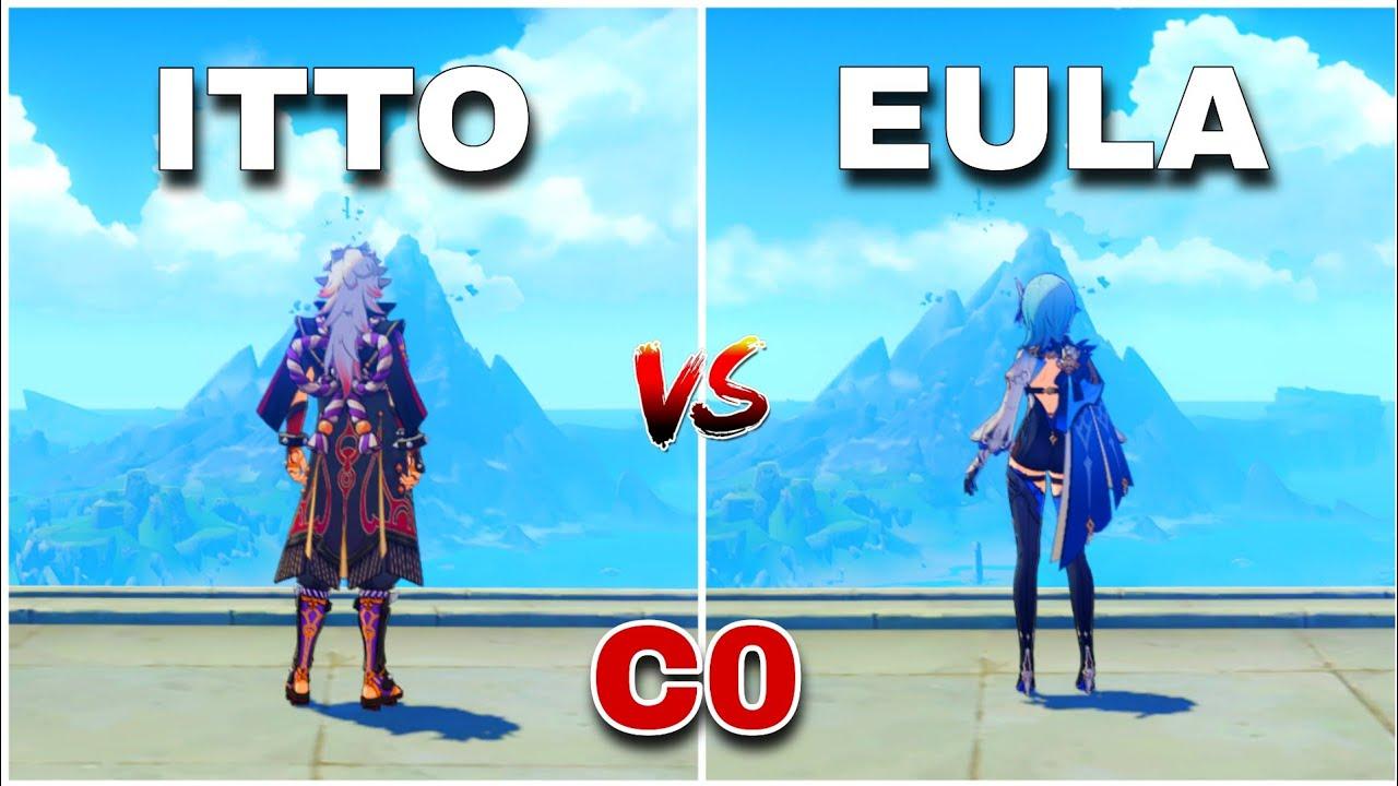 Eula vs Itto! Who is the Best DPS ?? DPS Gameplay Comparison !! thumbnail