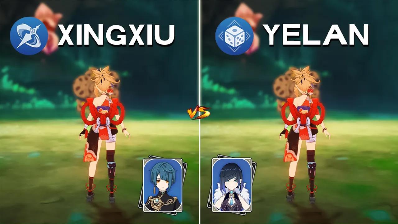 C0 Yelan vs C5 Xingqiu! Best Hydro Support for F2P Yoimiya?? | Genshin Impact | thumbnail