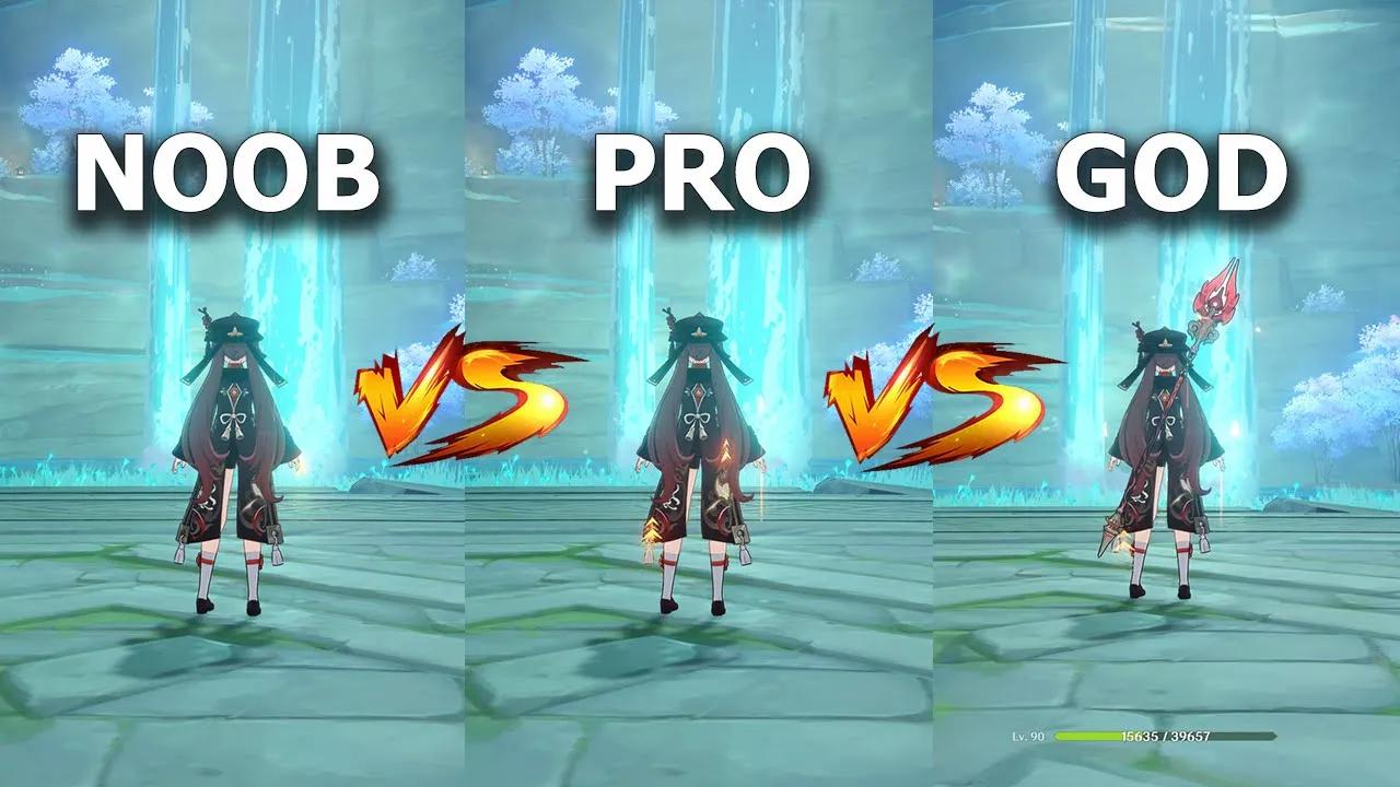 3 Type of Hu Tao Mains !! Noob vs Pro vs God | Genshin Impact | thumbnail