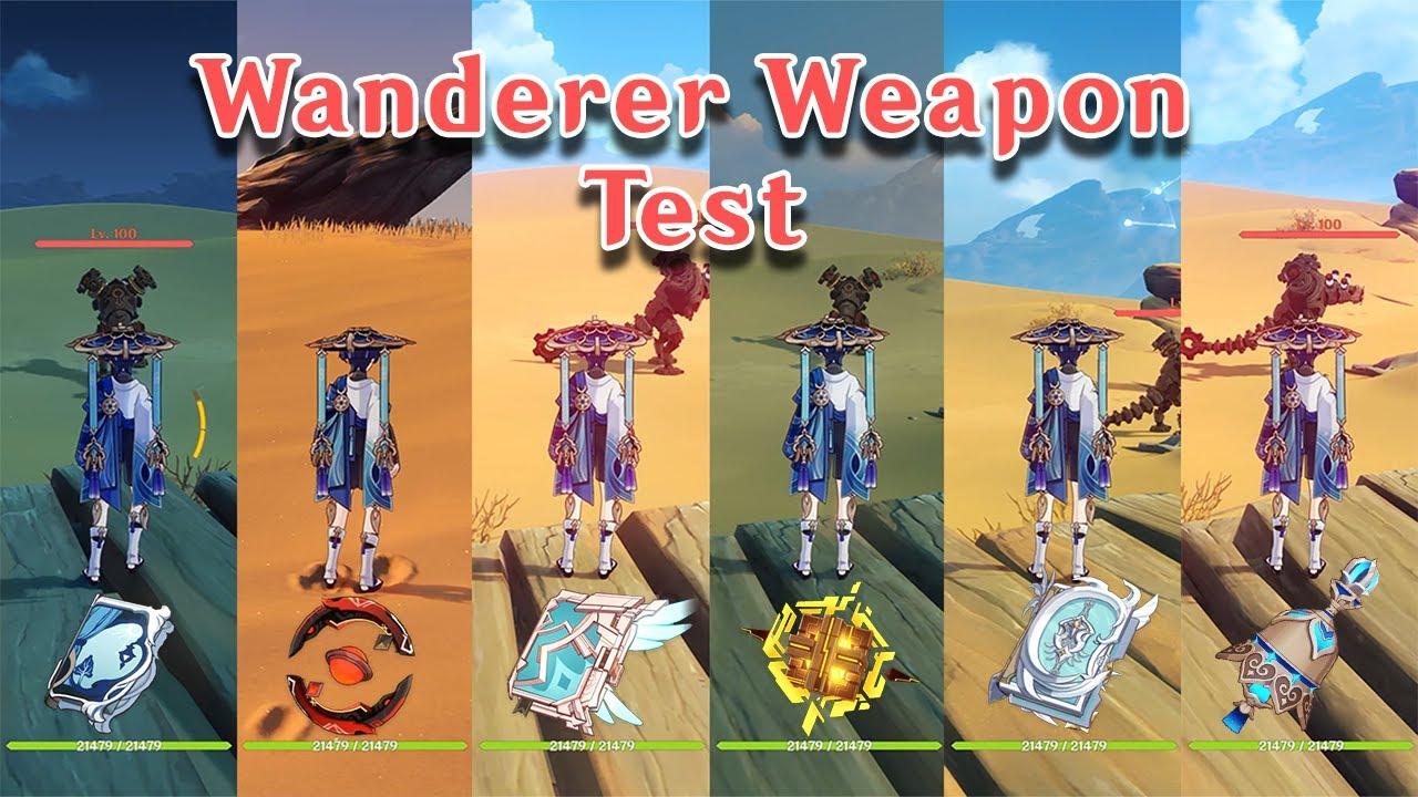 Best Weapon for Scaramouch (Wanderer) ?? Scaramouch Weapon Comparison!! Genshin Impact thumbnail