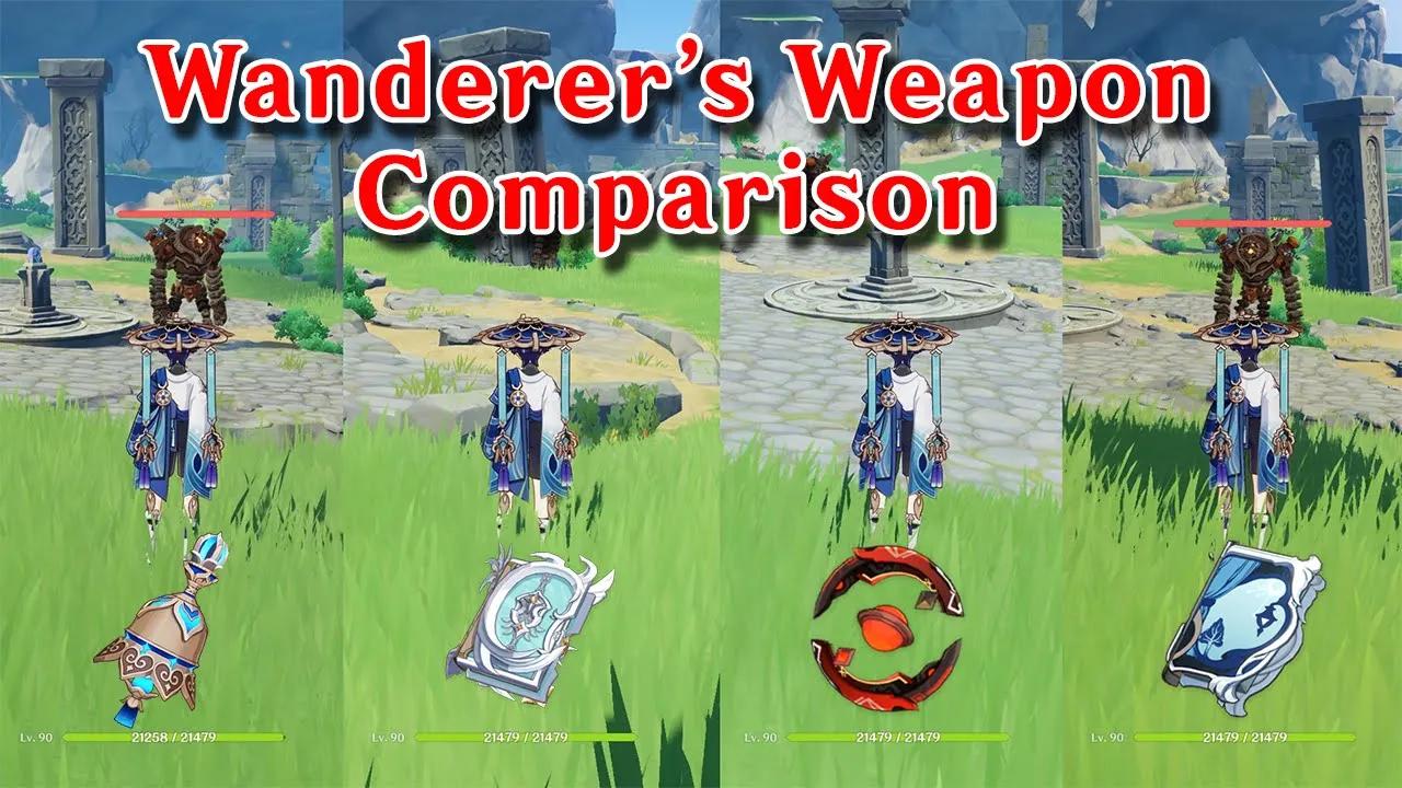 Wanderer (Scaramouch) Weapon Comparison!! Tulaytullah's Remembrance vs ALL Weapons COMPARISON!!! thumbnail