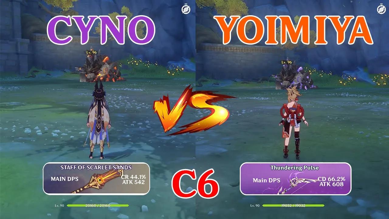 Yoimiya vs Cyno!! Who is the best? DPS COMPARISON!!! thumbnail