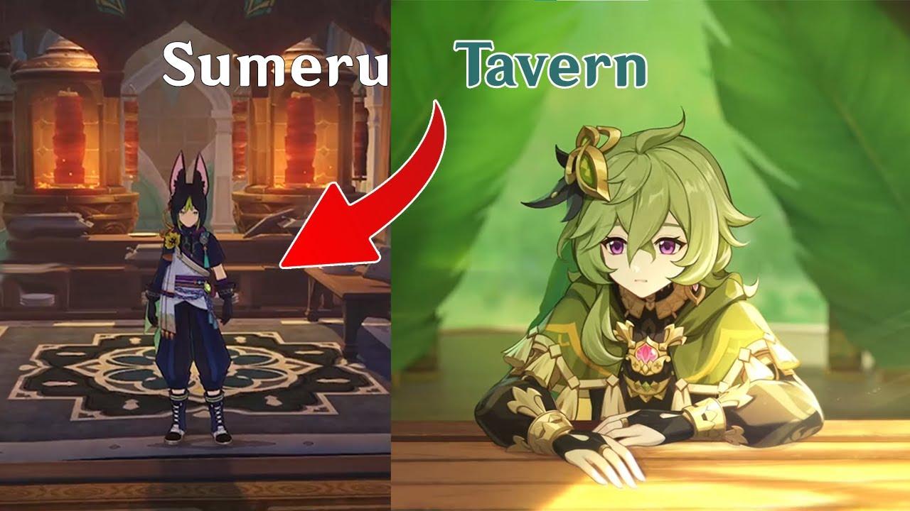 Genshin Impact 3.0 leak takes us inside the Sumeru tavern thumbnail